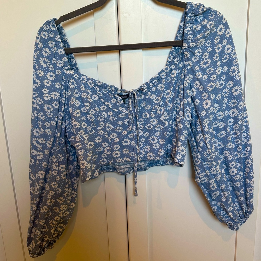 Floral crop top